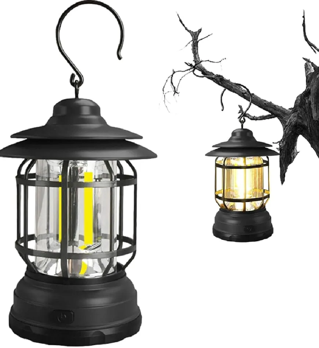 LED Camping Lantern Super Bright Protable Flashlights Led Night Light IPX4 Waterproof Searchlight Hanging Light Portable Emergency Lights for Outdoor Camping Hiking, Fishing